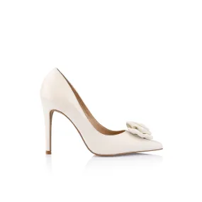 Ashley Pump Ivory Leather