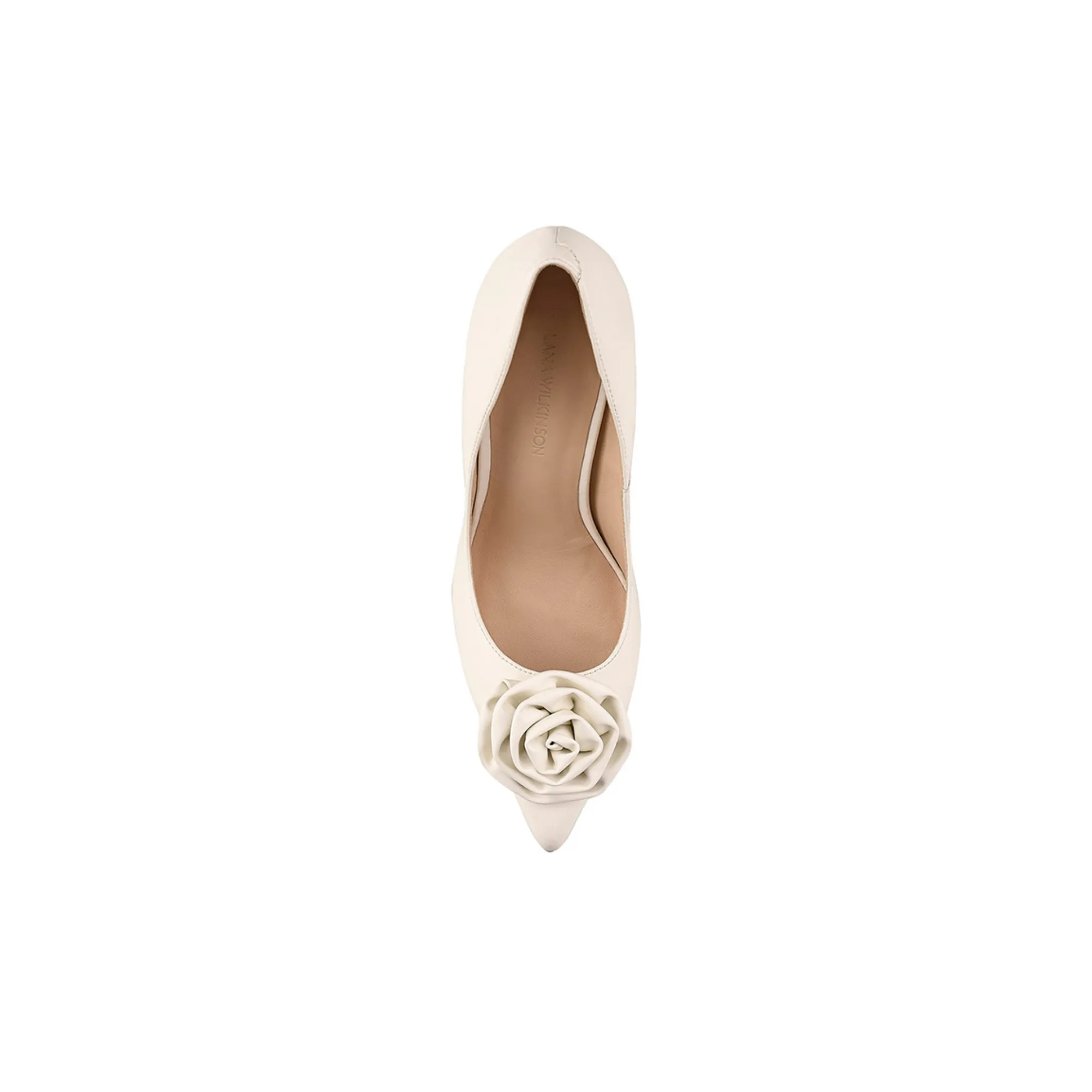 Ashley Pump Ivory Leather