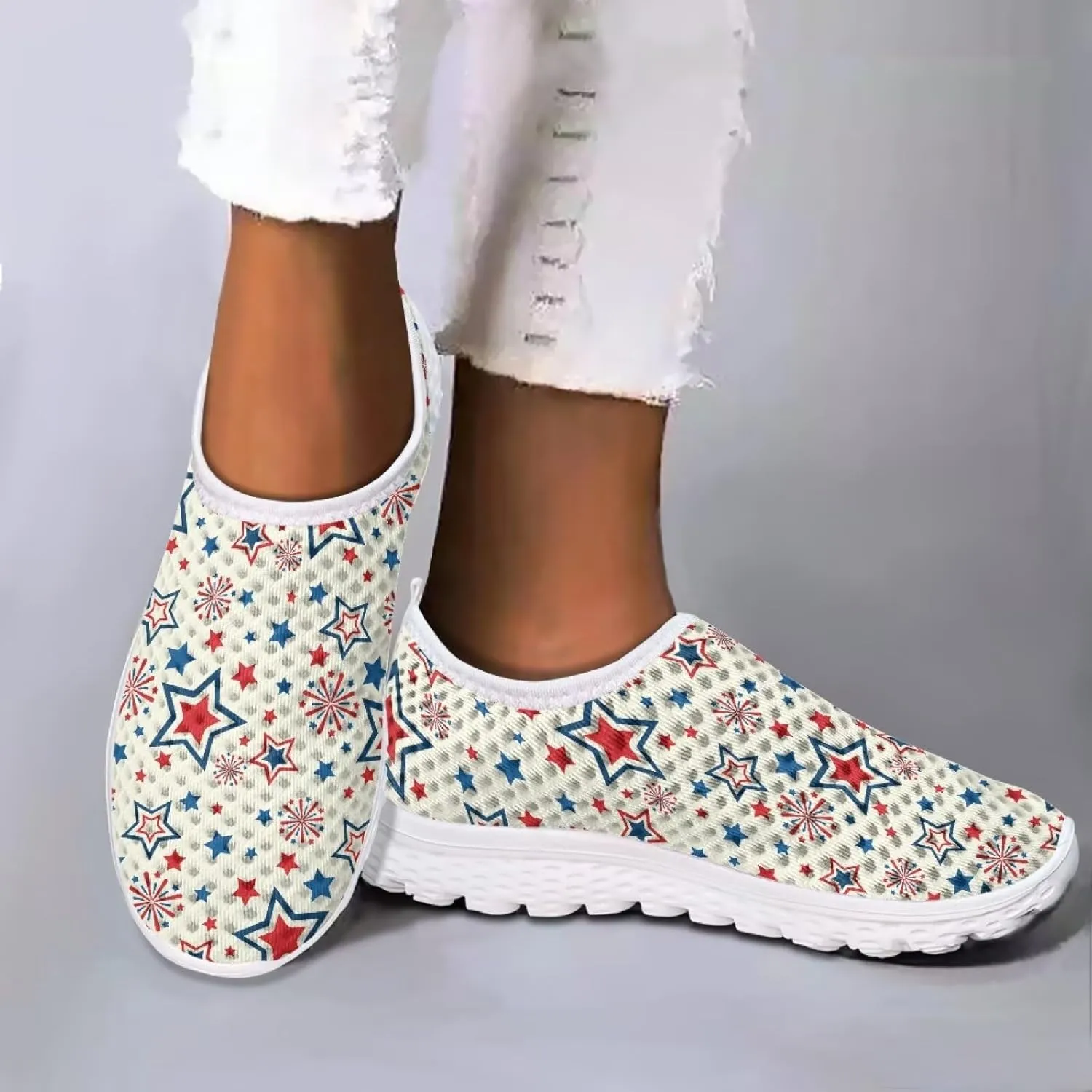 Belidome Slip On Sneakers Clipper Shoes for Women Men Casual Comfortable Walking Running Footwear