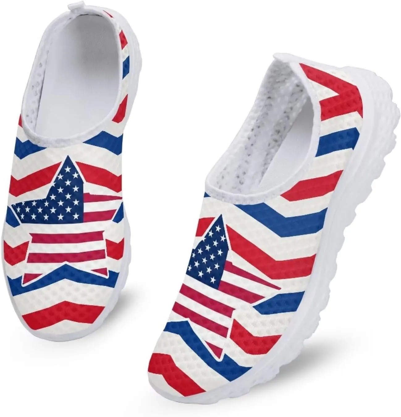 Binienty Adults Slip On Sneakers Clipper Shoes for Women Men Casual Comfortable Walking Running Footwear