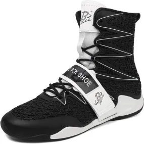 Boxing Shoes for Men High Top Gym Shoes Fighting Sports Training Footwear LS308