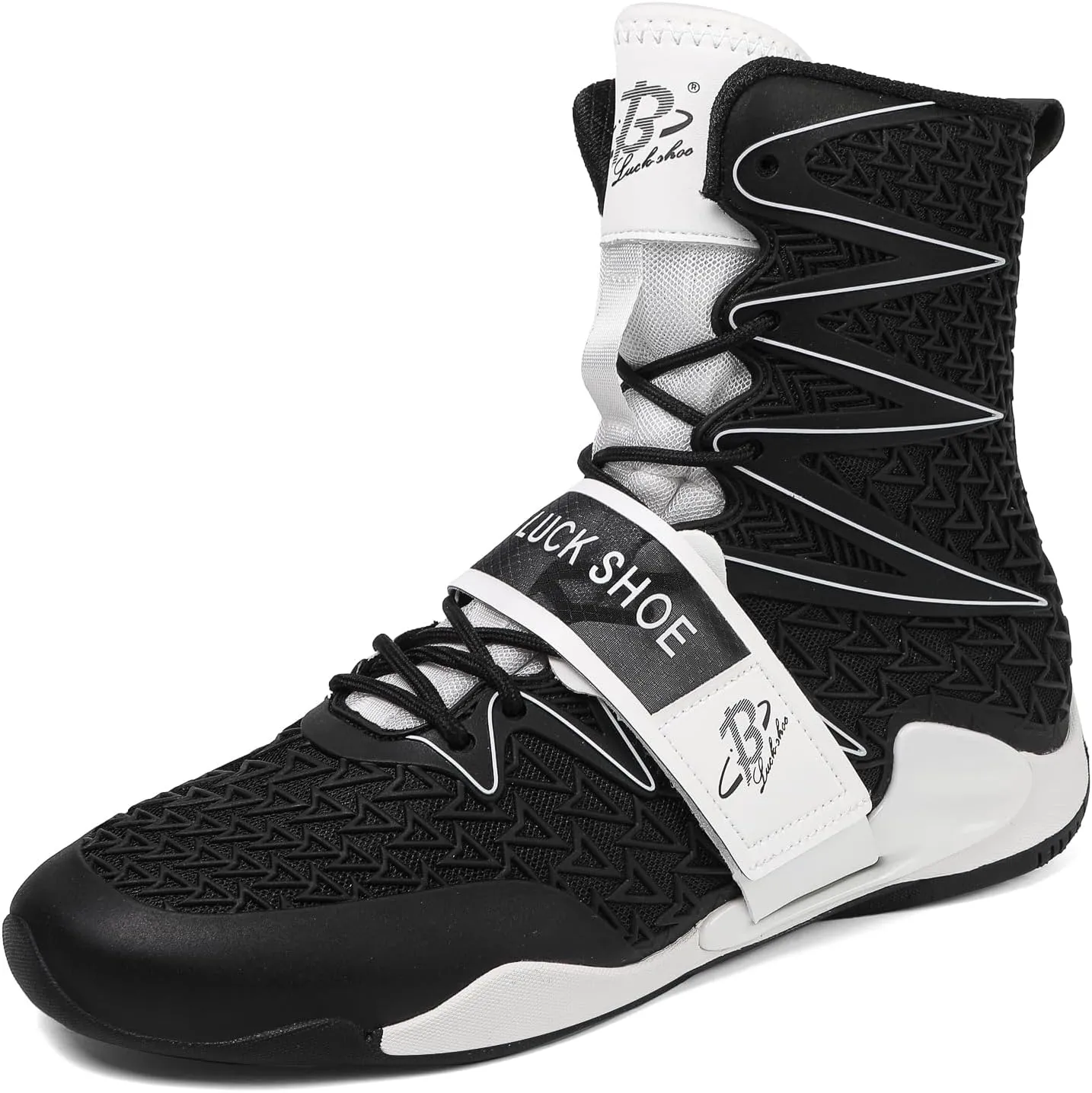 Boxing Shoes for Men High Top Gym Shoes Fighting Sports Training Footwear LS308