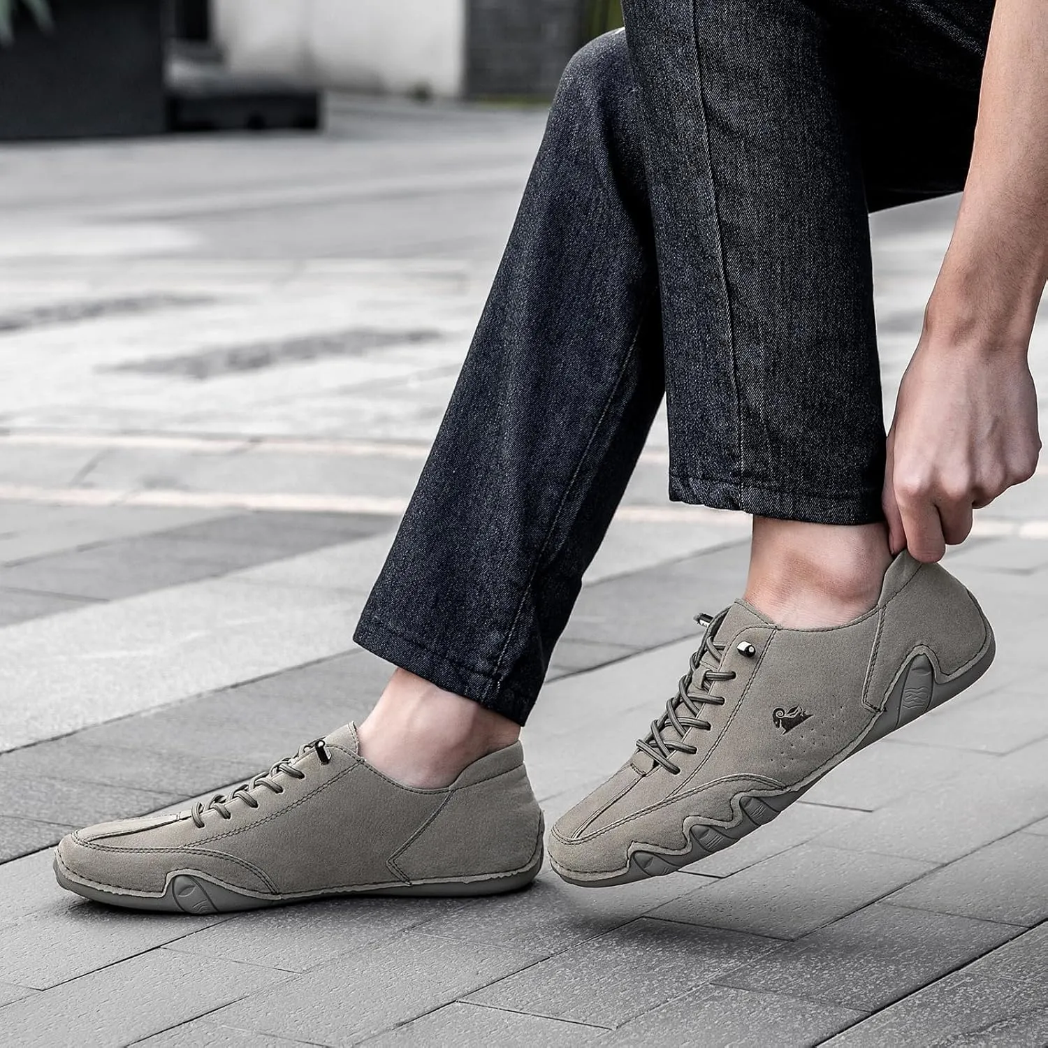 Driving Shoes for Men Beck Shoes Mens Shoes Casual Slip Ons Mens Fashion Shoes Comfort Handmade Chukka Dress Walking Shoes