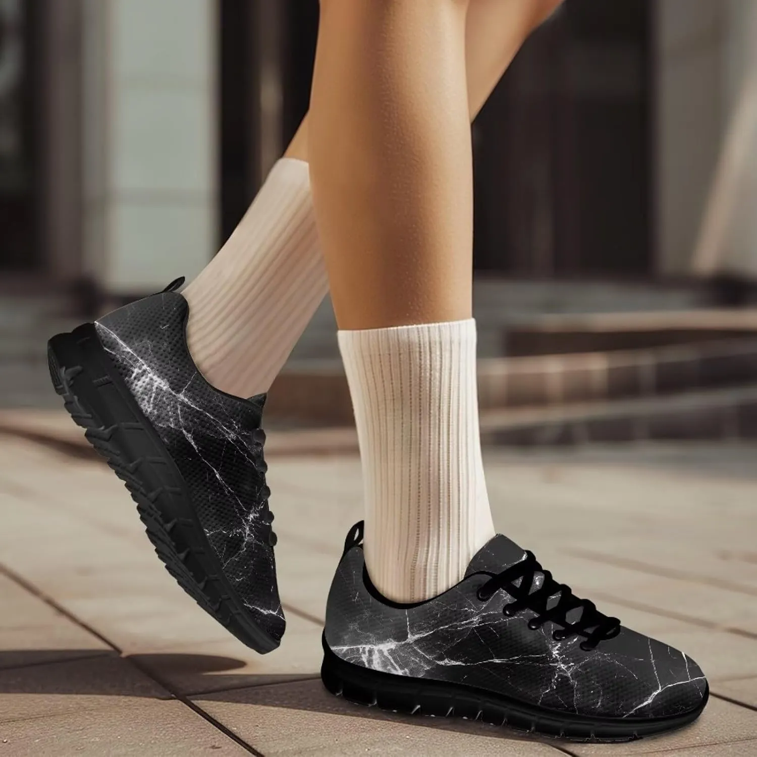 Gym Sports Athletic Trail Sneakers Comfort Go Easy Walking Lace-up Footwear