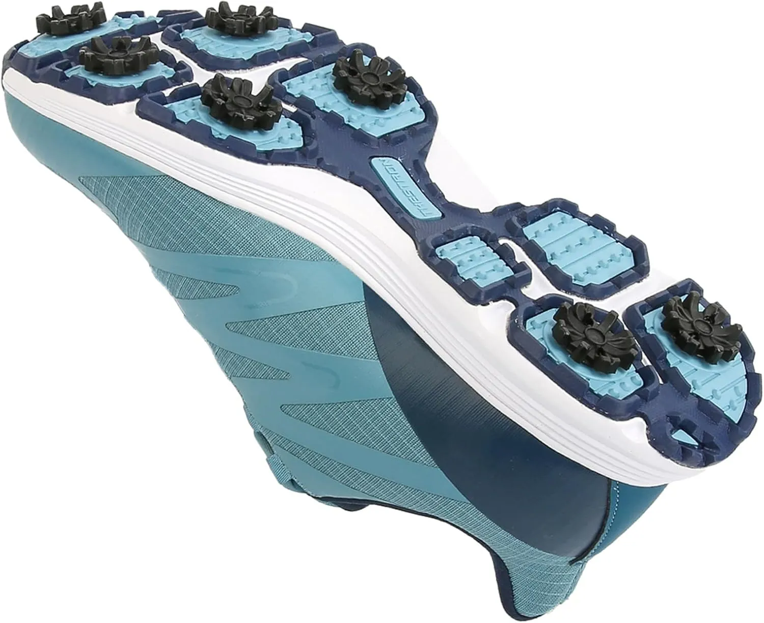 JiuQing Spikes Golf Shoes Men Professional Golfing Trainers Breathable Lightweight Outdoor Anti Slip Footwear