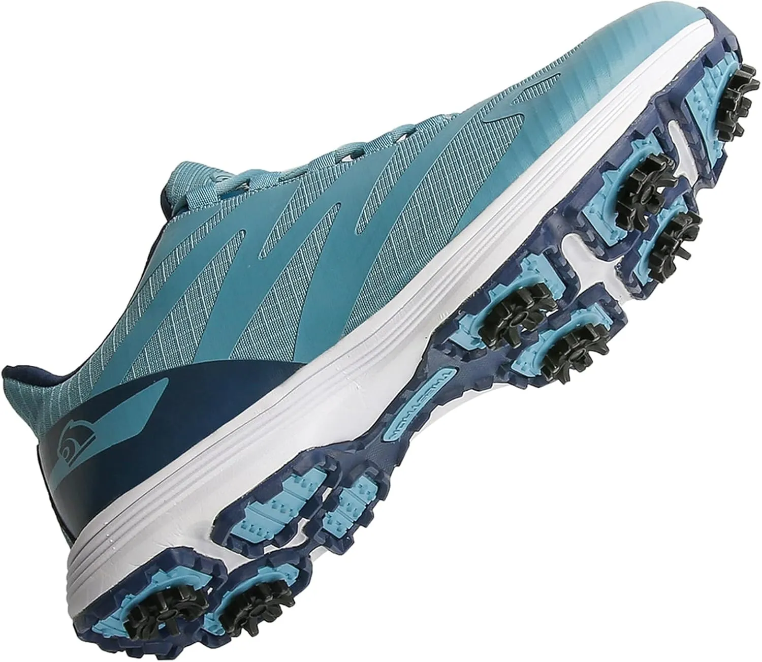 JiuQing Spikes Golf Shoes Men Professional Golfing Trainers Breathable Lightweight Outdoor Anti Slip Footwear