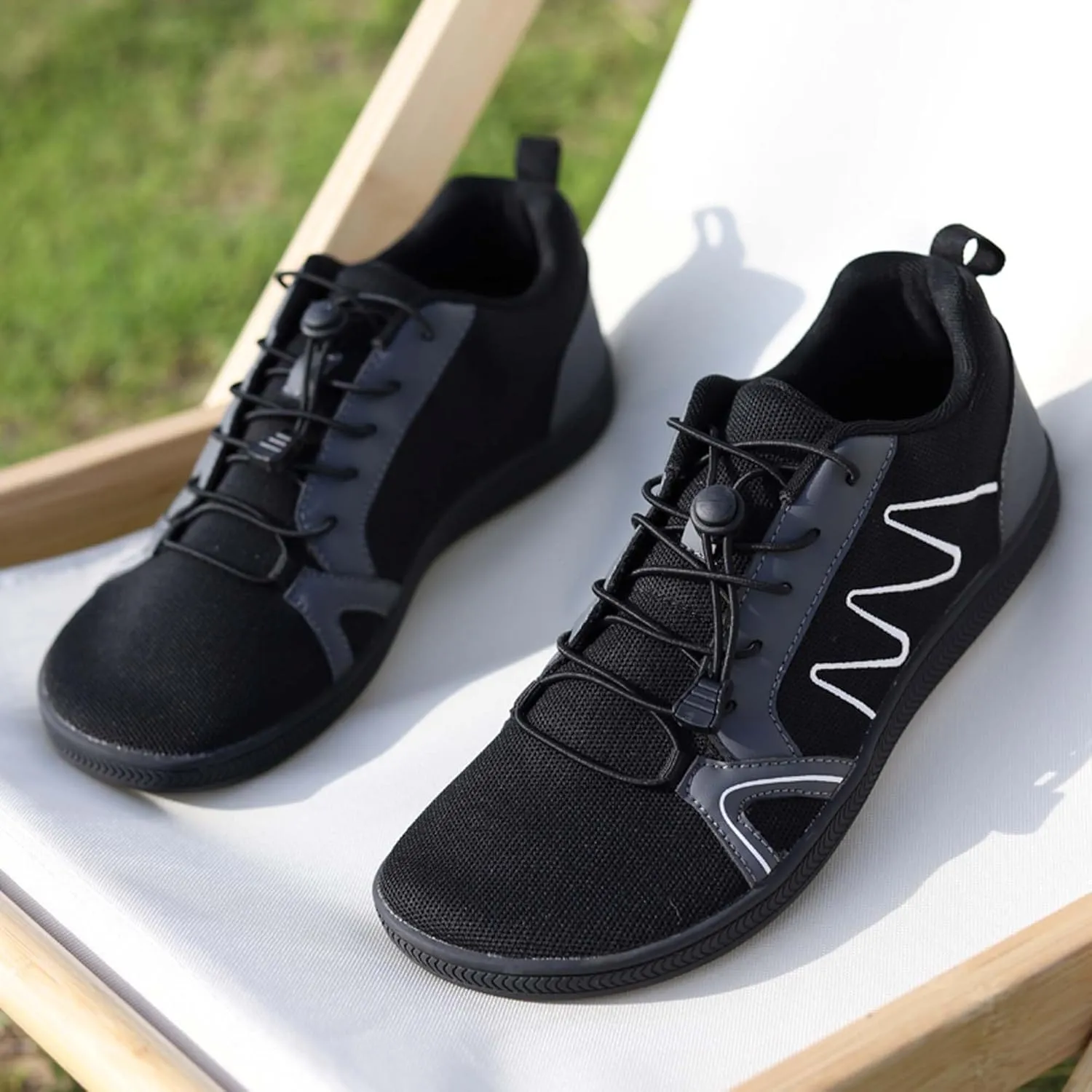 Men Women Wide Toe Barefoot Shoes Breathable Mesh Casual Walking Sneakers Comfortable Lightweight Fitness Running Trainers Zero Drop Sole