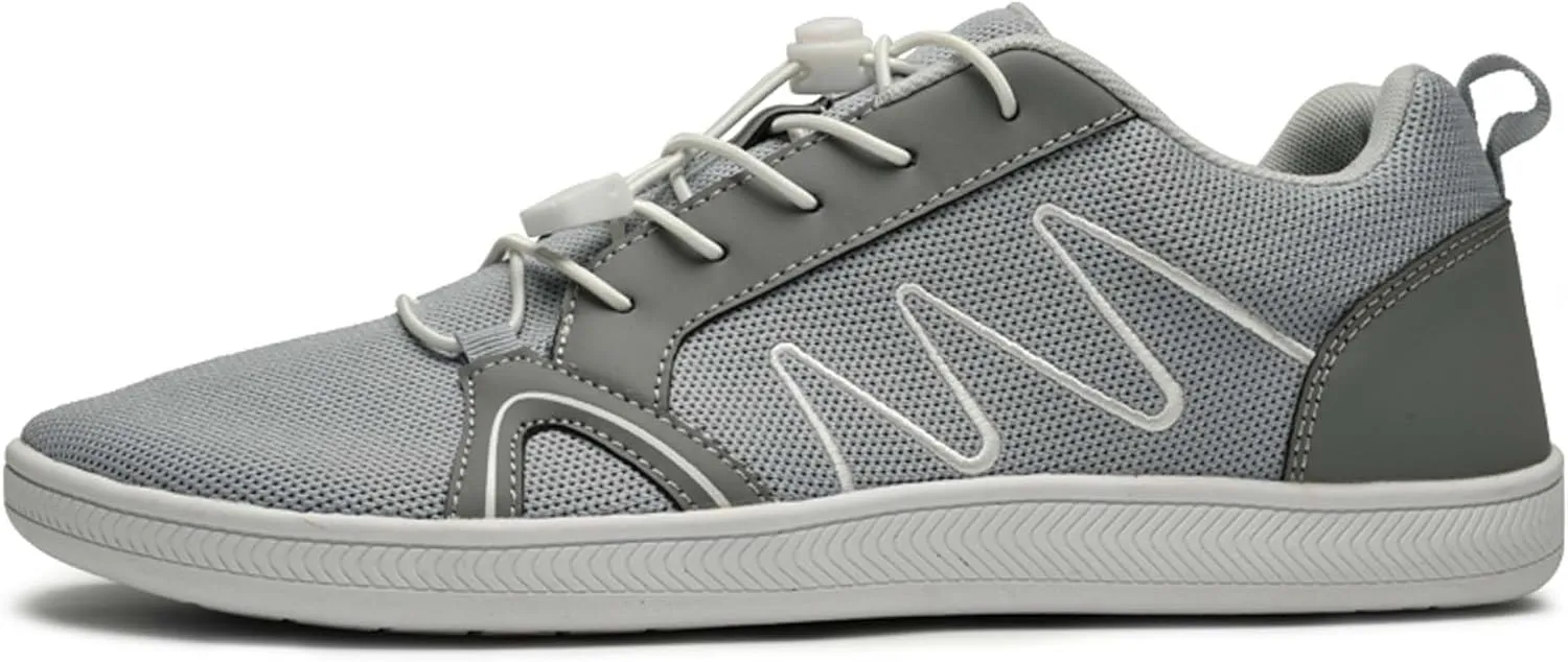 Men Women Wide Toe Barefoot Shoes Breathable Mesh Casual Walking Sneakers Comfortable Lightweight Fitness Running Trainers Zero Drop Sole