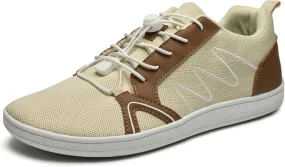 Men Women Wide Toe Barefoot Shoes Breathable Mesh Casual Walking Sneakers Comfortable Lightweight Fitness Running Trainers Zero Drop Sole