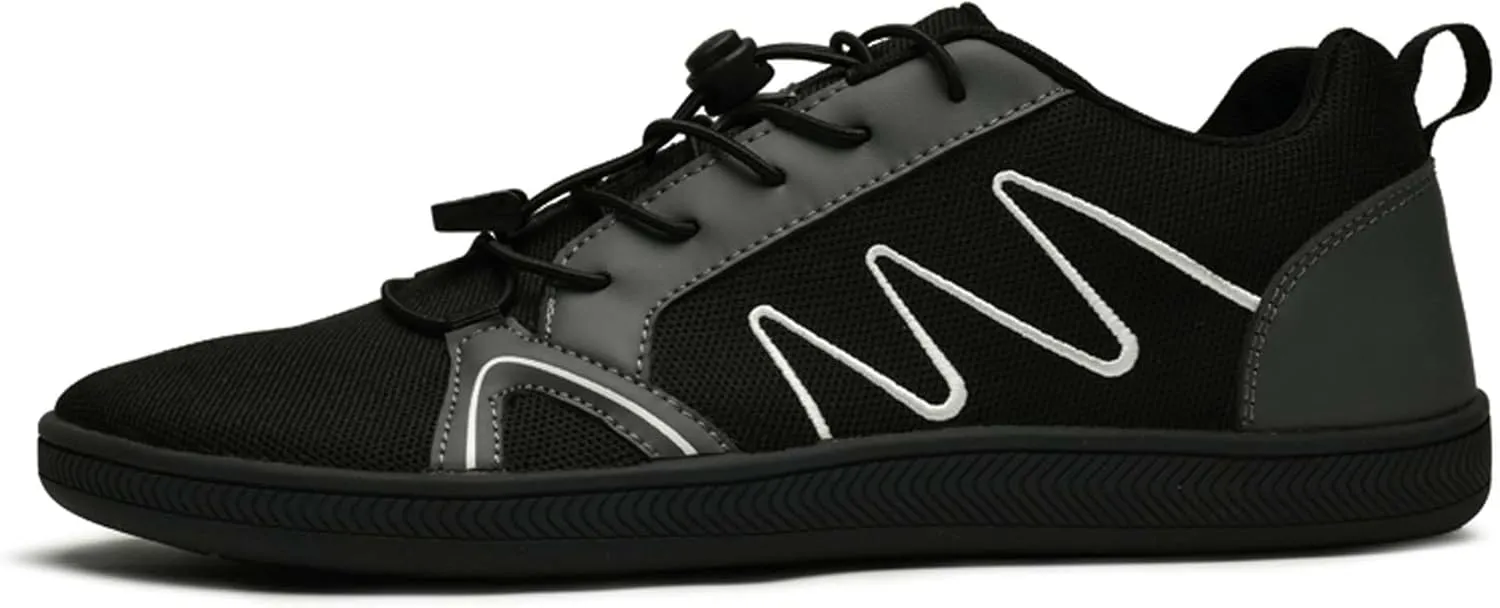 Men Women Wide Toe Barefoot Shoes Breathable Mesh Casual Walking Sneakers Comfortable Lightweight Fitness Running Trainers Zero Drop Sole