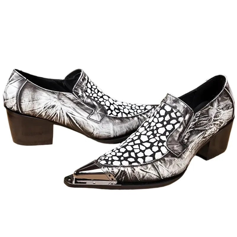 Men's Luxury Genuine Leather Loafers - Black Dress Shoes for Business, Casual, Wedding, and Elegant Events.