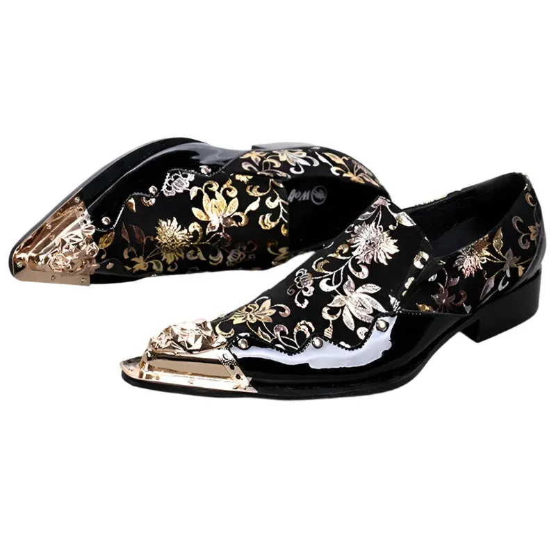 Men's Luxury Genuine Leather Loafers - Black Dress Shoes for Business, Casual, Wedding, and Elegant Events.