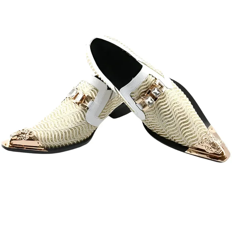 Men's Luxury Genuine Leather Loafers - Black Dress Shoes for Business, Casual, Wedding, and Elegant Events.
