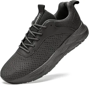 Mens Walking Shoes Running Trainers Sneakes Athletic Gym Fitness Sport Shoes Non Slip Breathable Mesh Comfortable Workout Fashion Slip On