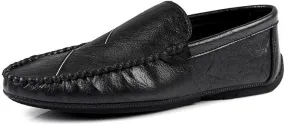 New Mens Loafers Shoe Round Toe Vegan Leather Driving Style Loafer Flexible Comfortable Anti-Slip Outdoor Classic Slip-ons