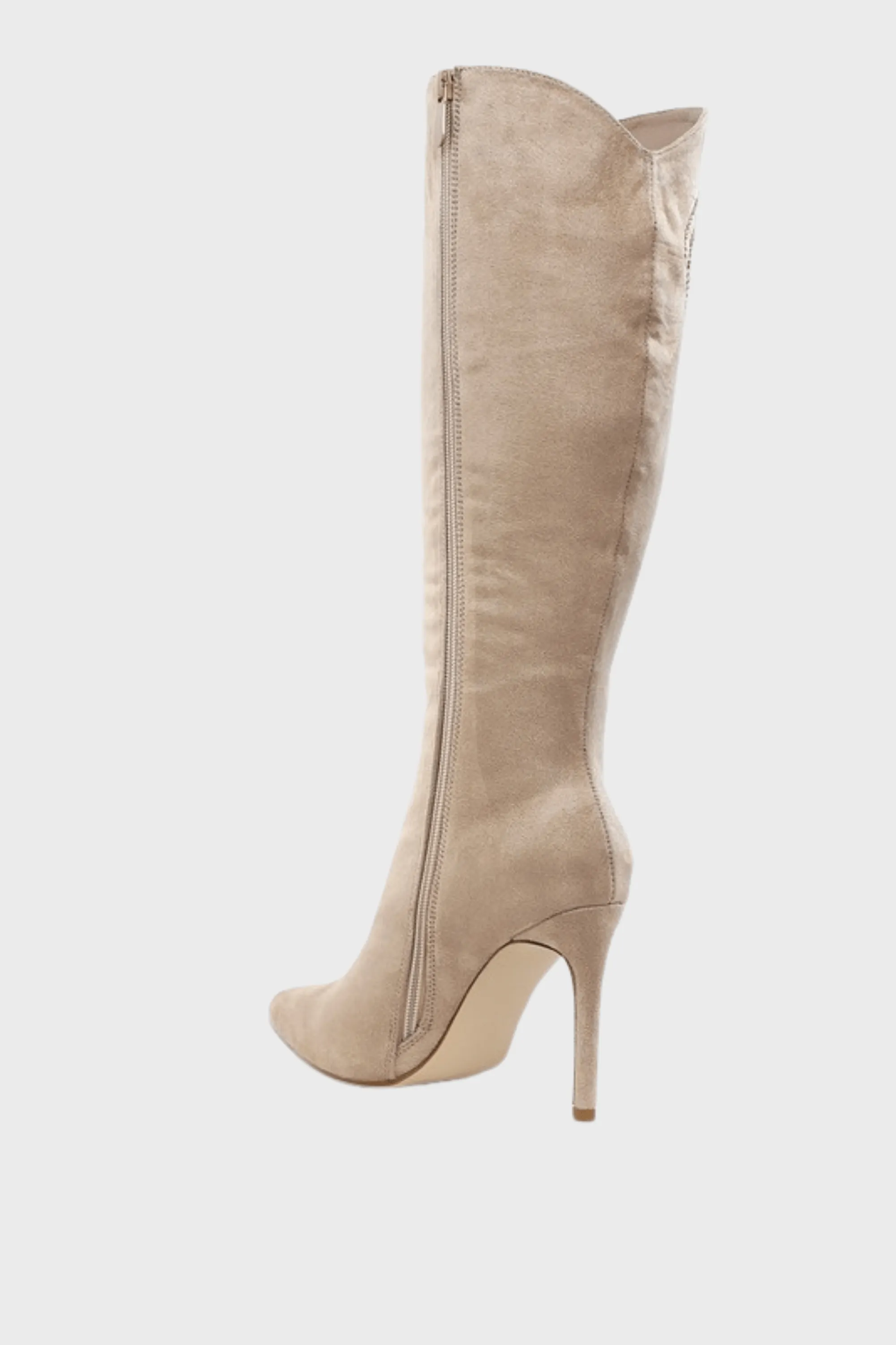 Rhinestone Patterned Calf Boots