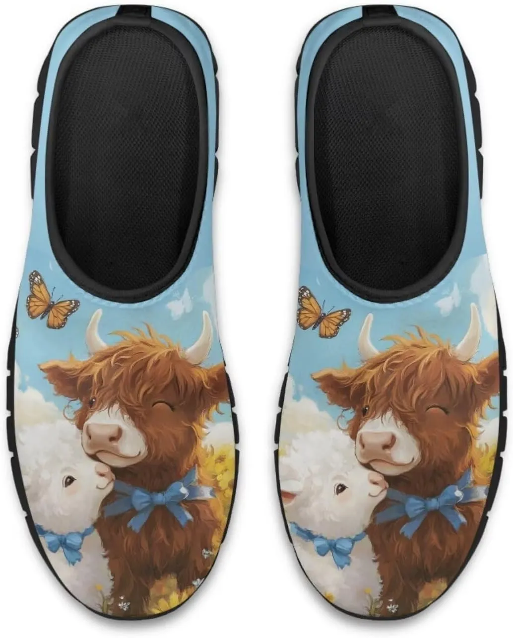 Slip On Walking Shoes for Women Art Painted Laofers Womens Casual Travel Flat Shoes Trendy Dressy Shoe