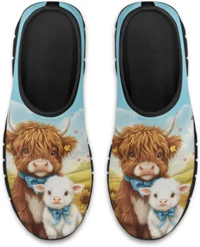 Slip On Walking Shoes for Women Art Painted Laofers Womens Casual Travel Flat Shoes Trendy Dressy Shoe