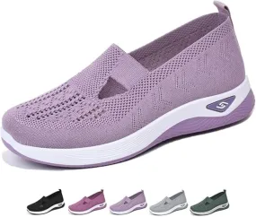 Walking Shoes Women Comfort Sock Sneakers Slip On Breathable Mesh Trainers Comfortable Casual Athletic Running Jogging Shoes
