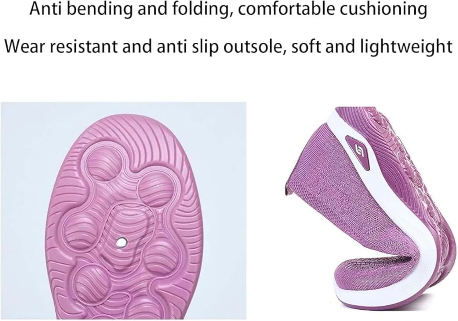 Walking Shoes Women Comfort Sock Sneakers Slip On Breathable Mesh Trainers Comfortable Casual Athletic Running Jogging Shoes
