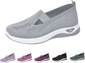 Walking Shoes Women Comfort Sock Sneakers Slip On Breathable Mesh Trainers Comfortable Casual Athletic Running Jogging Shoes