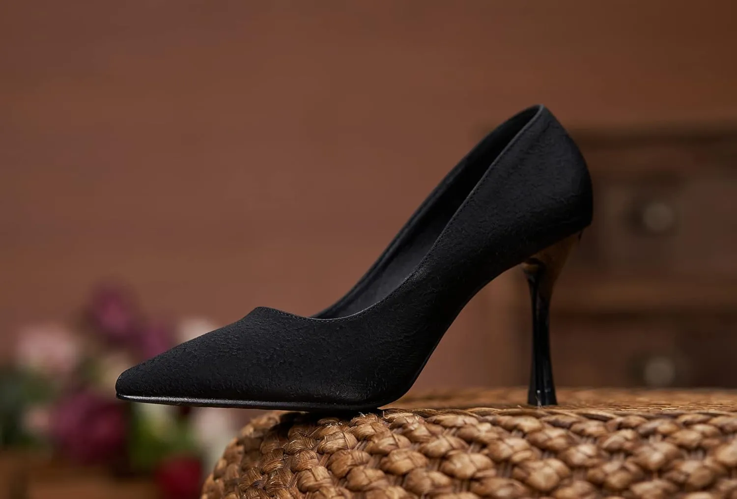 YooPrettyz Women Pointed Toe Evening Bridal Stiletto Sexy High Heels Wedding Pump Shoes Slip On High Heels