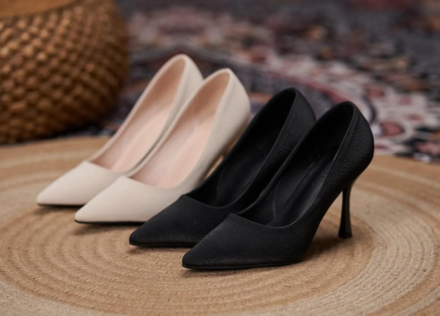 YooPrettyz Women Pointed Toe Evening Bridal Stiletto Sexy High Heels Wedding Pump Shoes Slip On High Heels